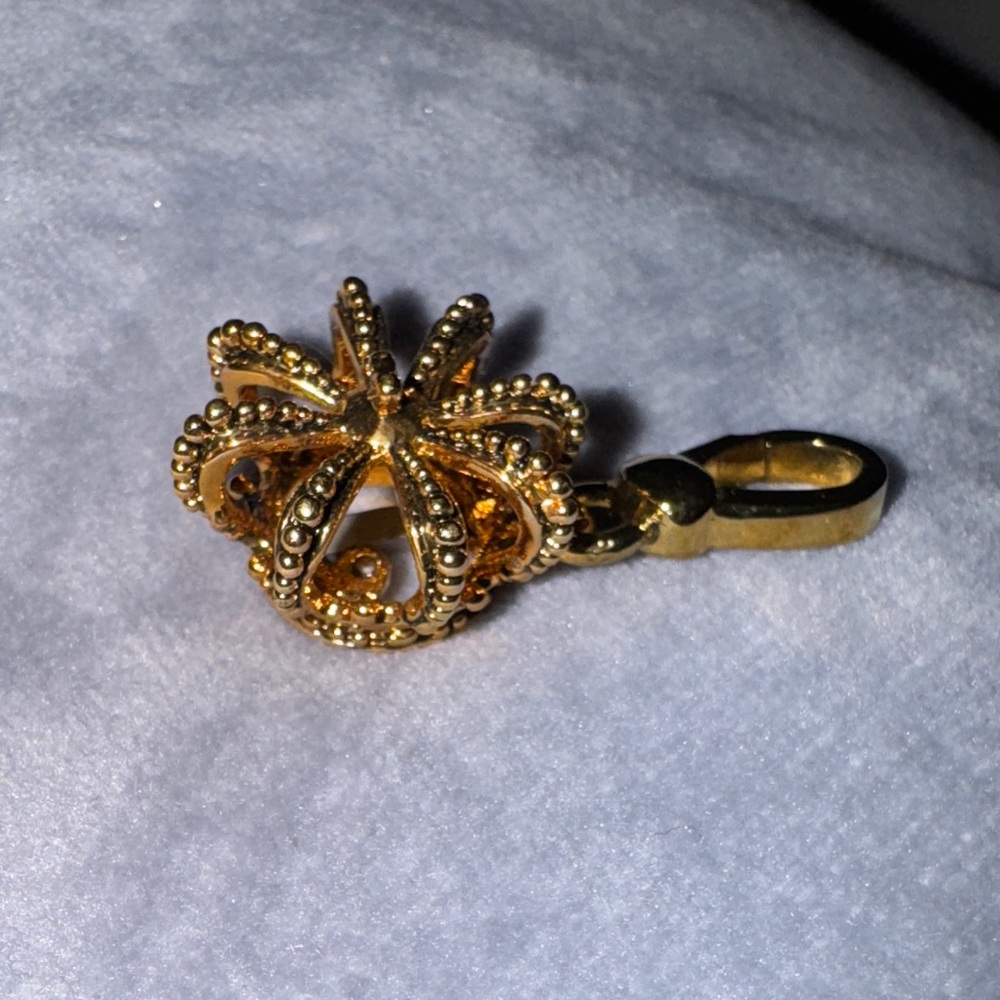 Juicy Couture Gold Crown Charm Bracelet Charm